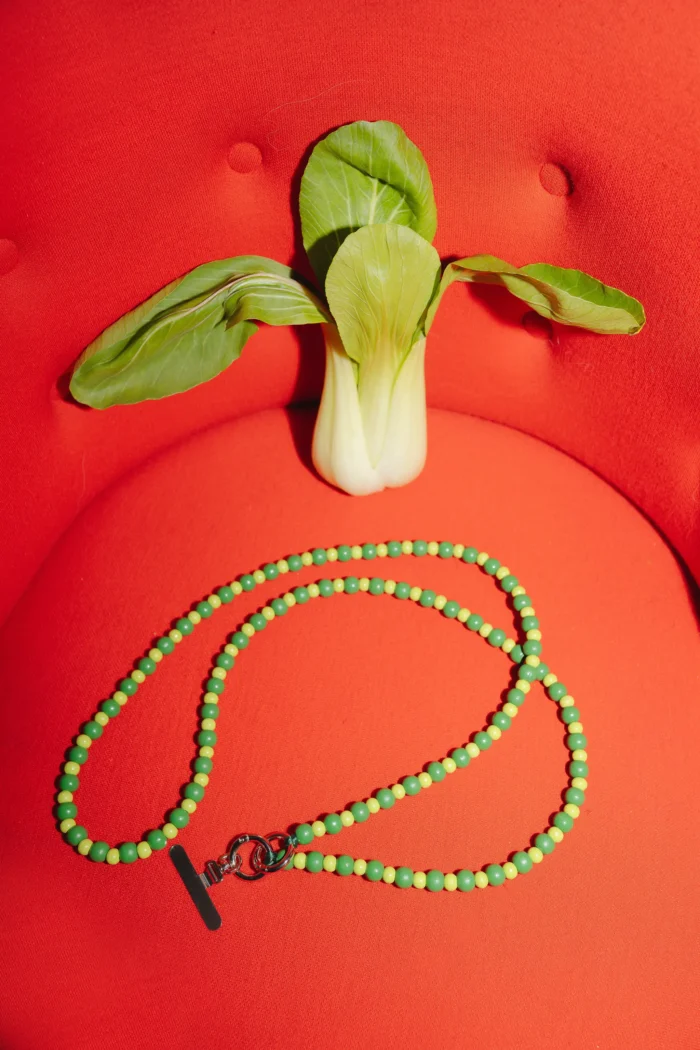 Brelok zielono - zielony