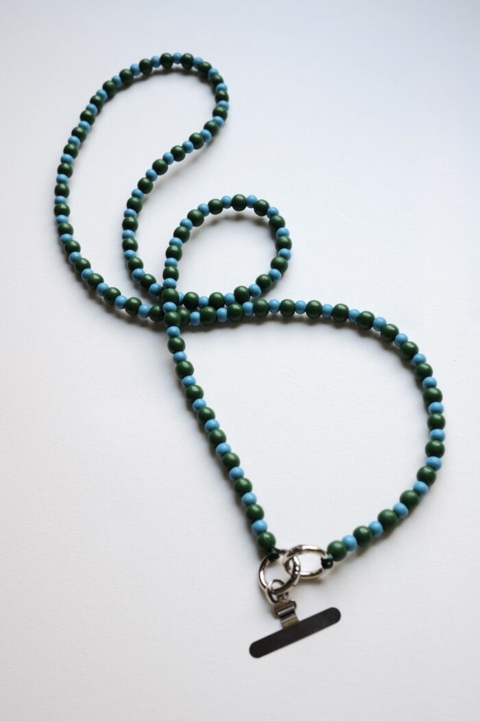 Brelok zielono - błękitny