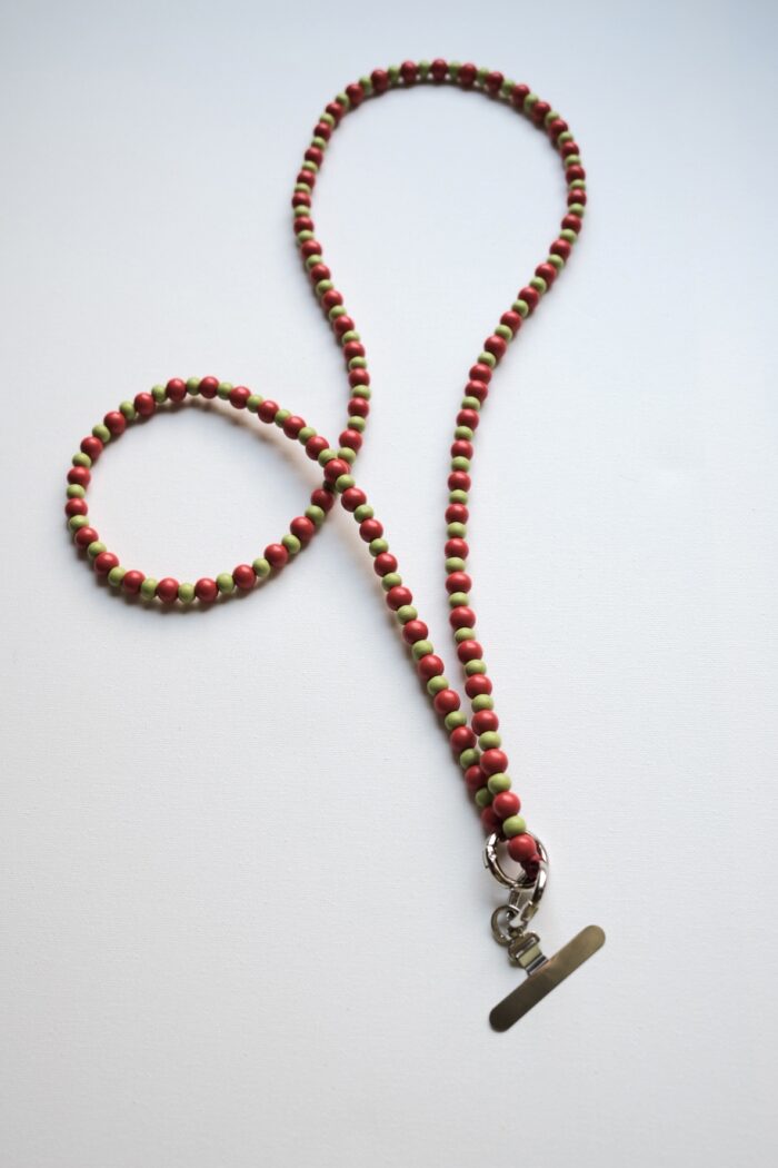 Brelok czerwono - zielony